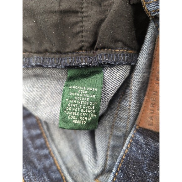 LRL Ralph Lauren Jeans Co Medium Wash Classic Straight Denim Jeans Size 6 - Picture 5 of 9